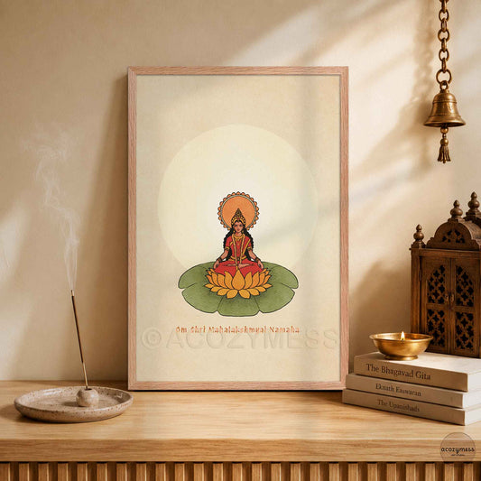 Goddess Laxmi Wall Art - A Cozy Mess