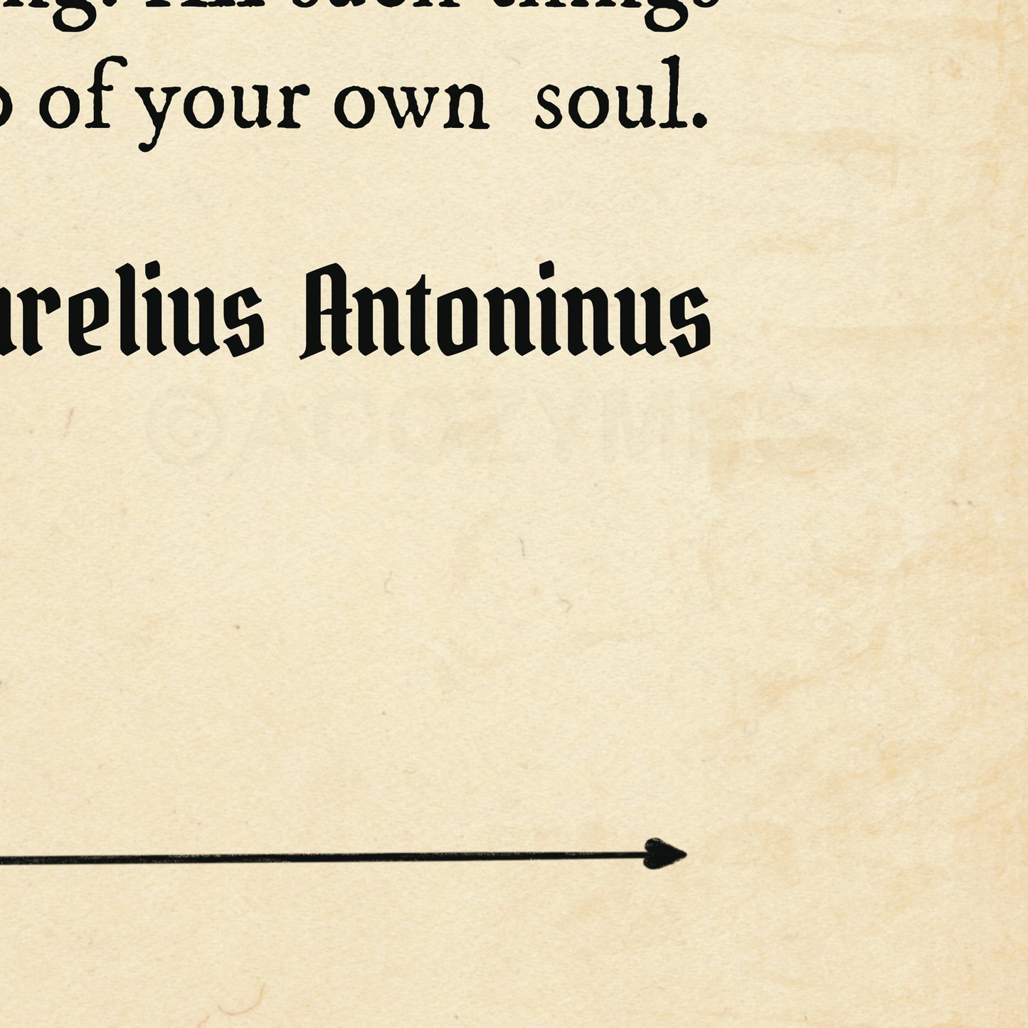 Marcus Aurelius Quote Poster – Guardianship of Your Own Soul | Stoic Philosophy for Home & Office - A Cozy Mess
