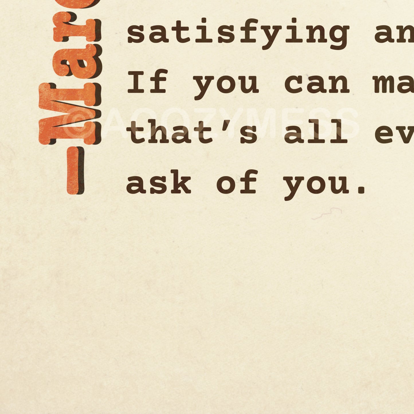 Marcus Aurelius Quote Wall Art Print – Concentrate Like a Roman | Stoic Philosophy Poster - A Cozy Mess