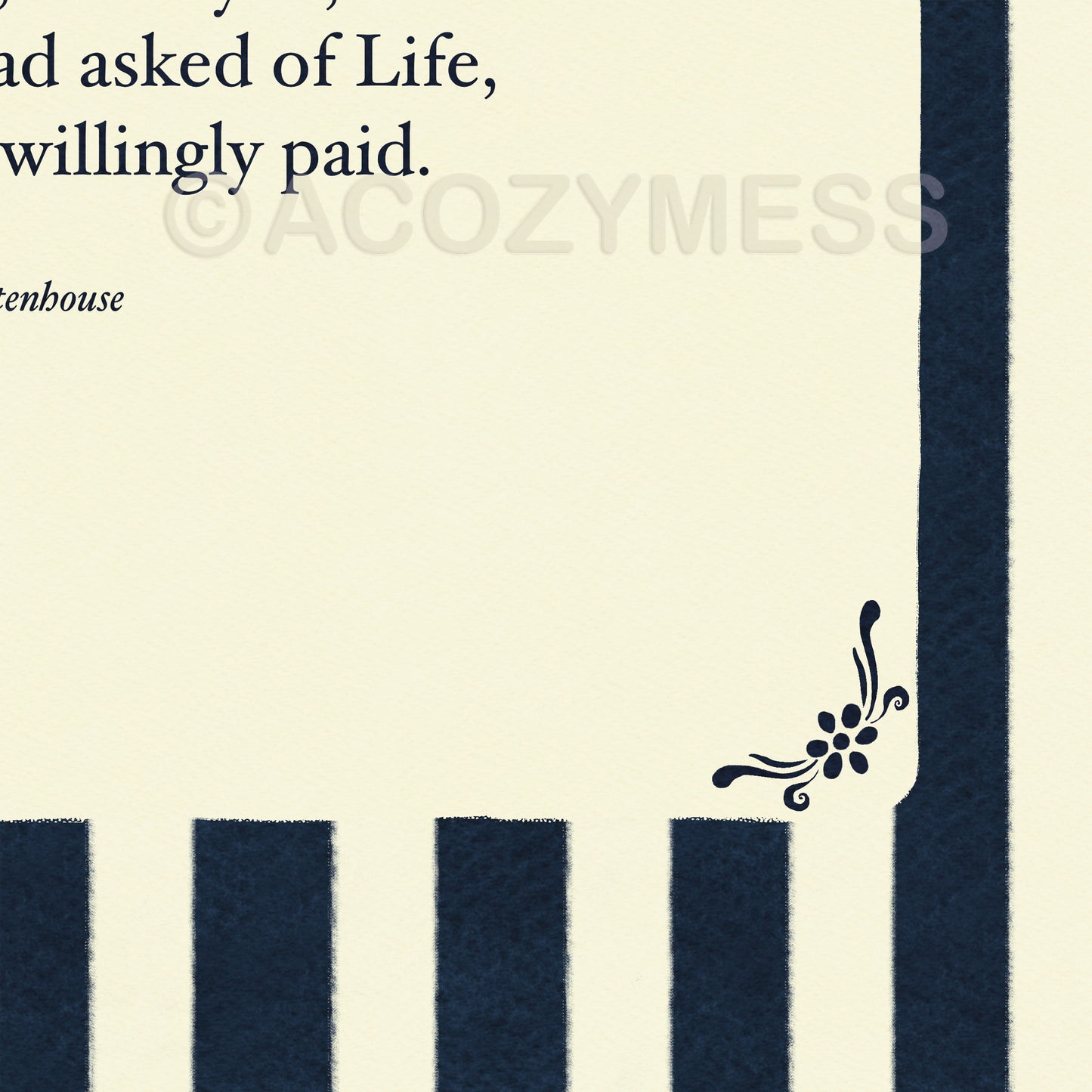 my wage poem print close image