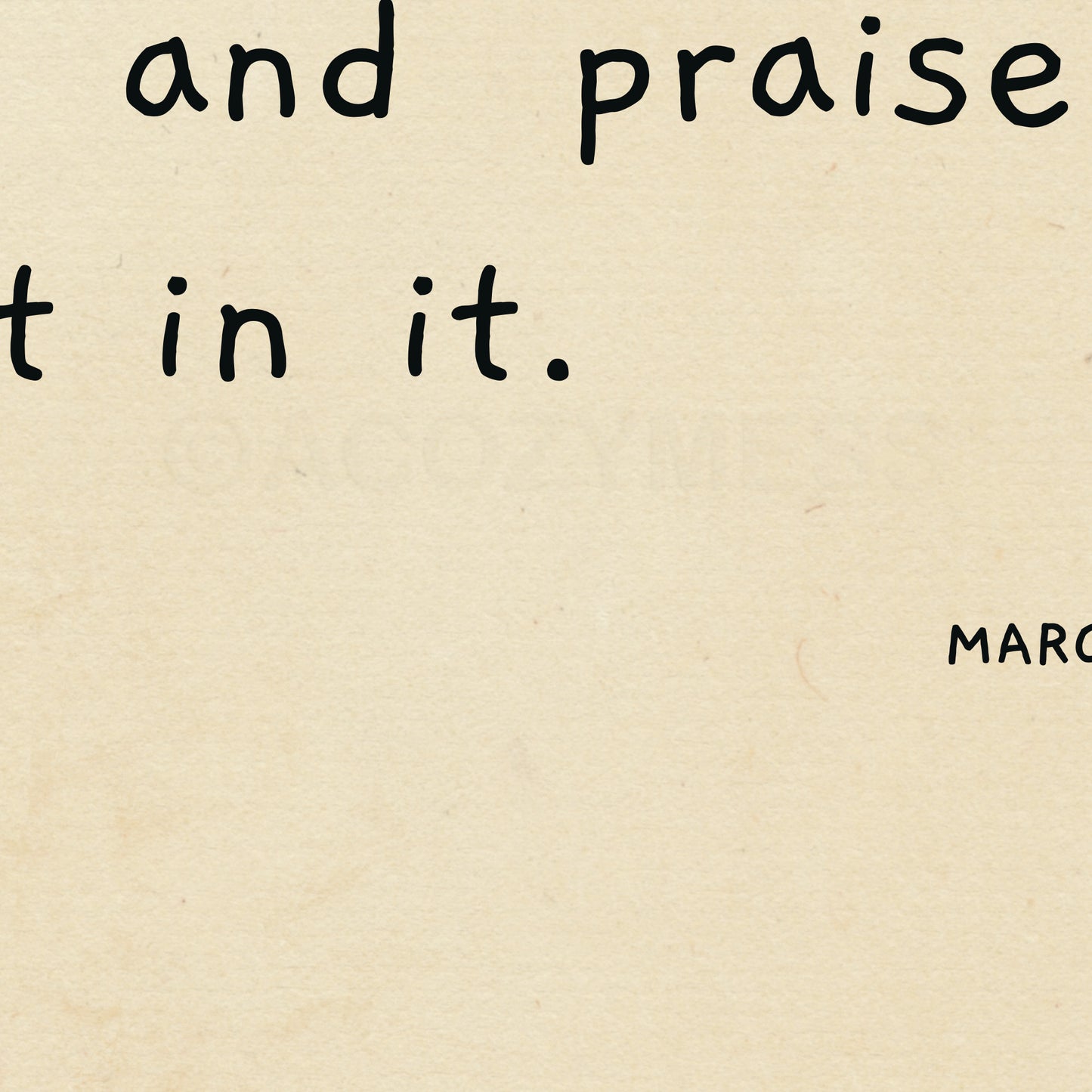 Marcus Aurelius poster