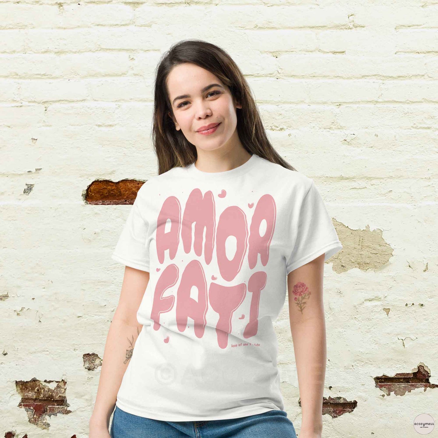 Amor Fati white TShirt