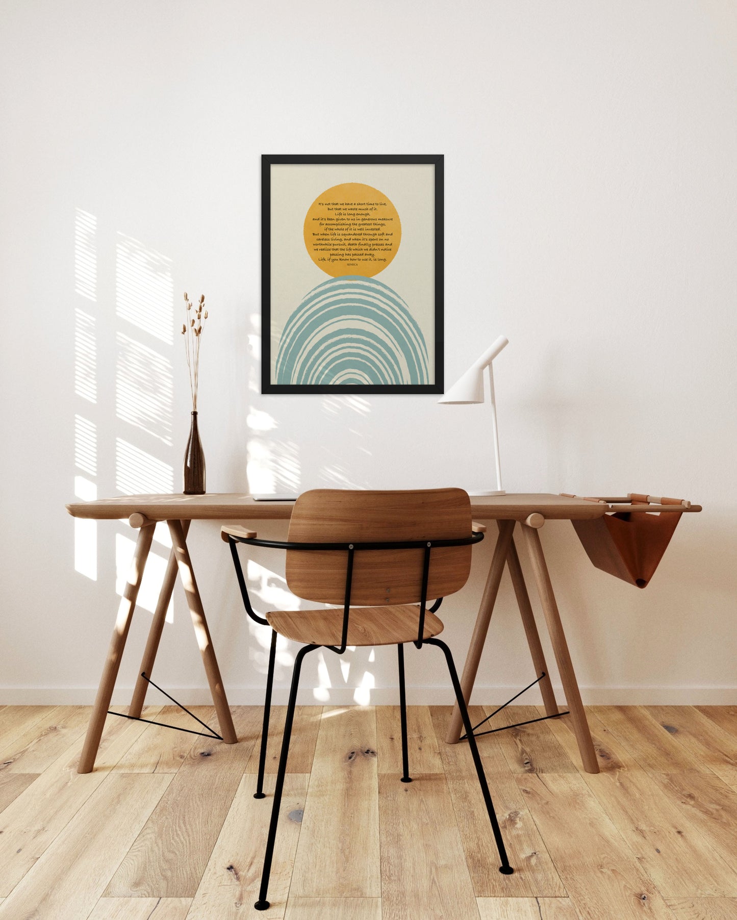 Seneca Quote, Stoic Poster, Stoicism Wall Art - A Cozy Mess