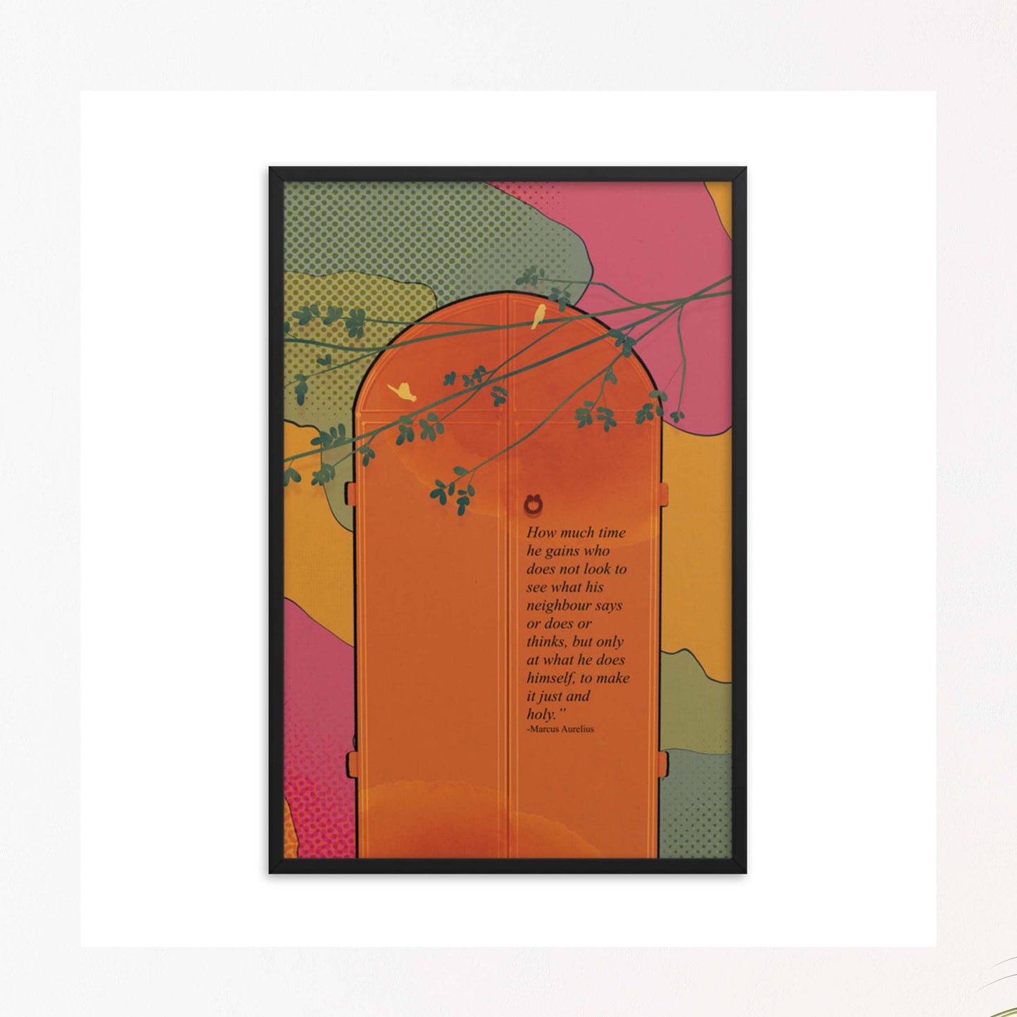 Marcus Aurelius Print, Stoic Print, Philosophy Gift for Stoic, Canvas & Poster - A Cozy Mess