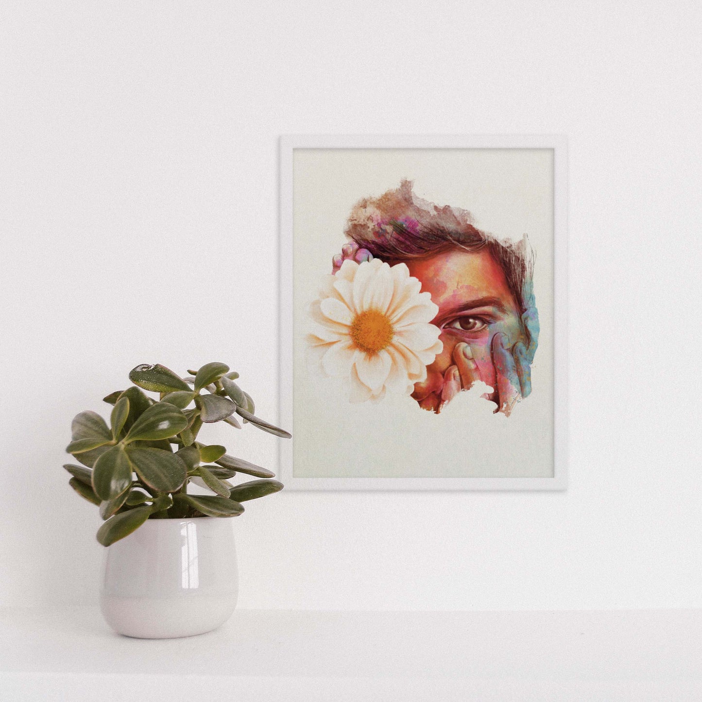 Art Poster, Colorful Wall Decor - A Cozy Mess