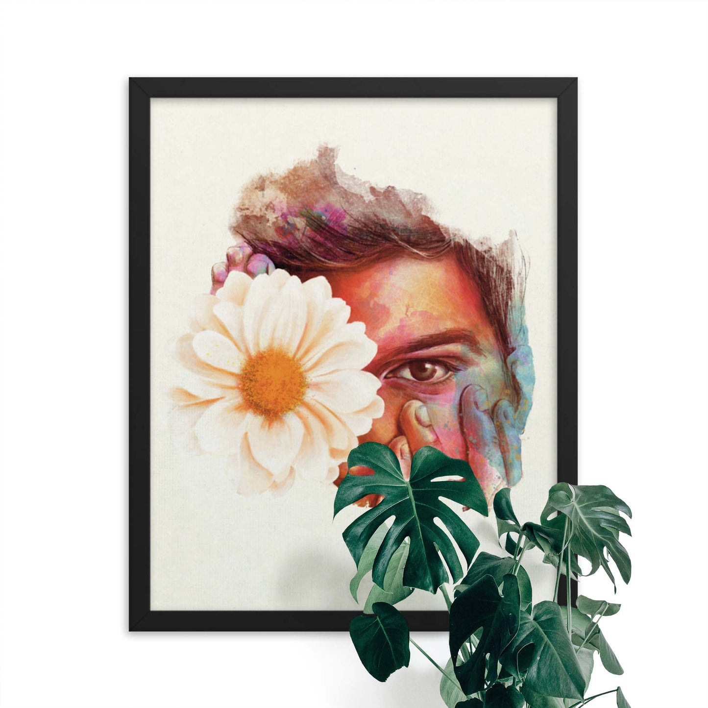 Art Poster, Colorful Wall Decor - A Cozy Mess
