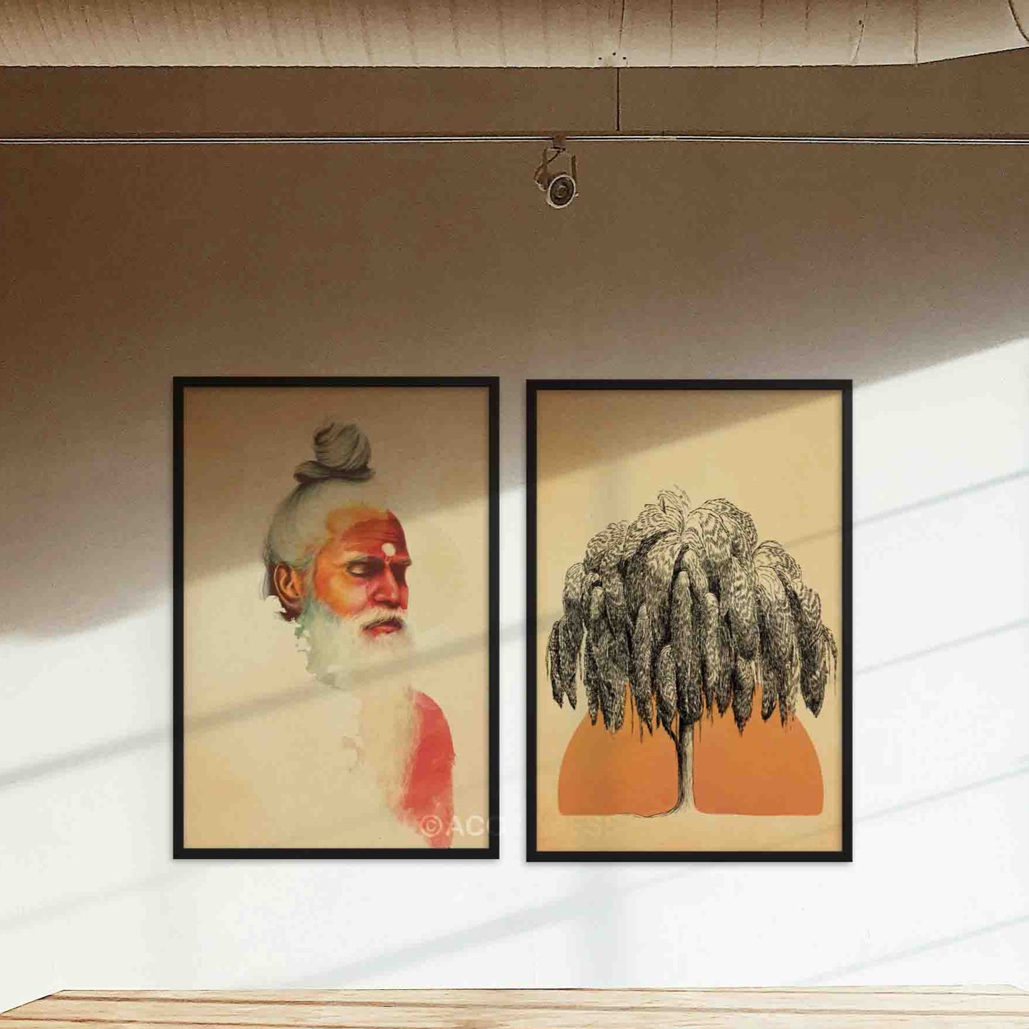 Rising Sun Wall Art Print Decor, Zen Art - A Cozy Mess