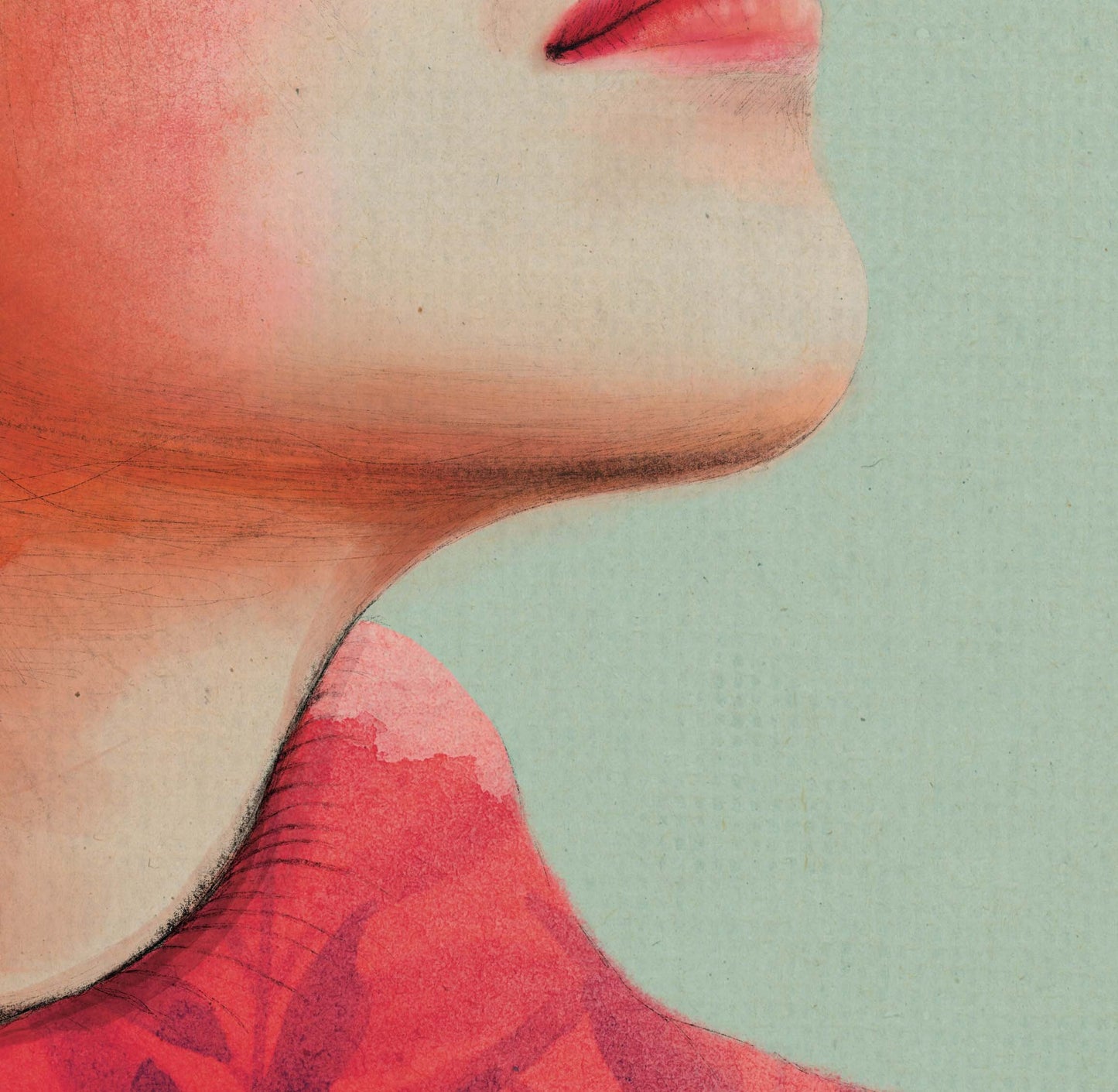 Woman Art Poster, Portrait Art Print, Bedroom Decor for Women, Giclée printing quality
