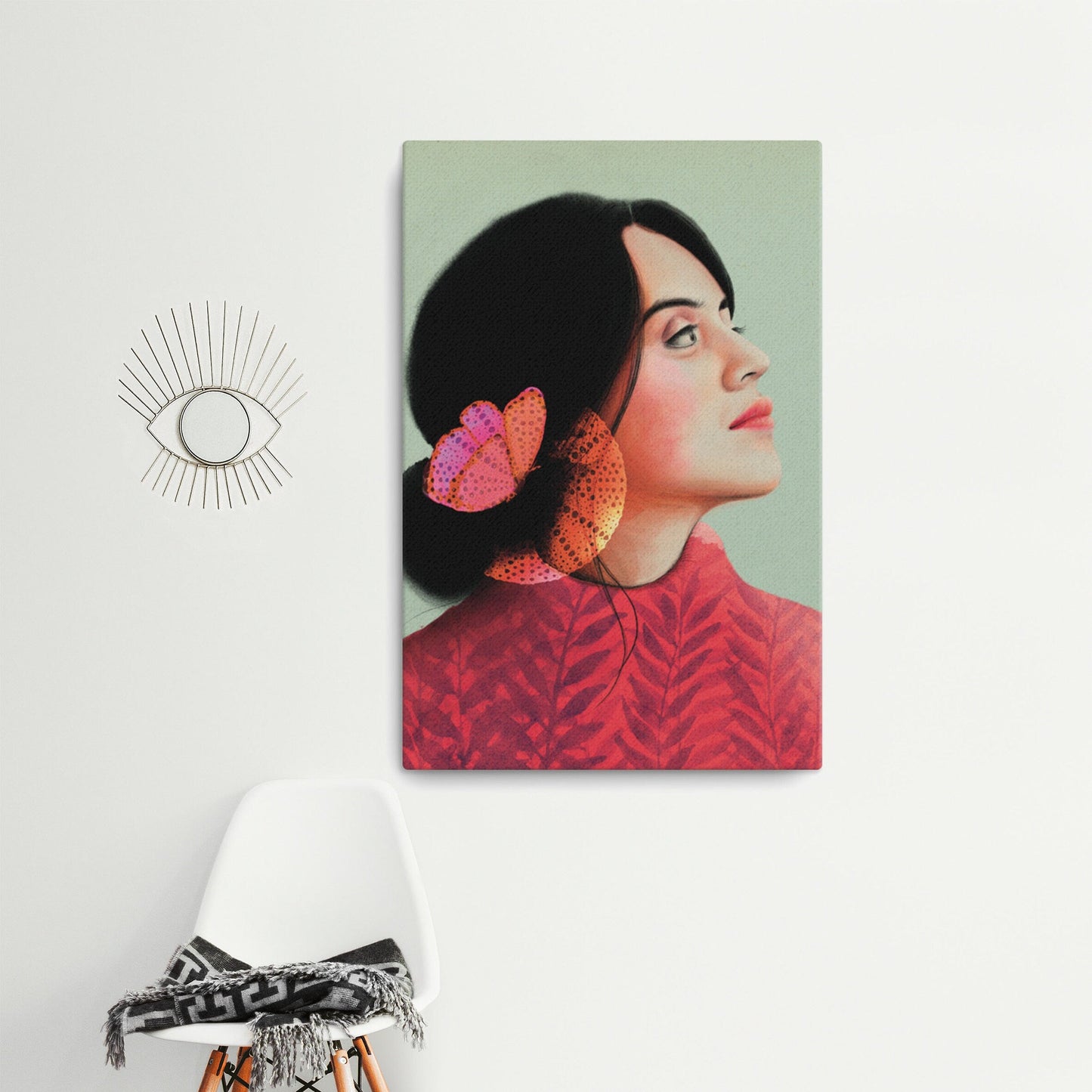 Woman Art Poster, Portrait Art Print, Bedroom Decor for Women, Giclée printing quality