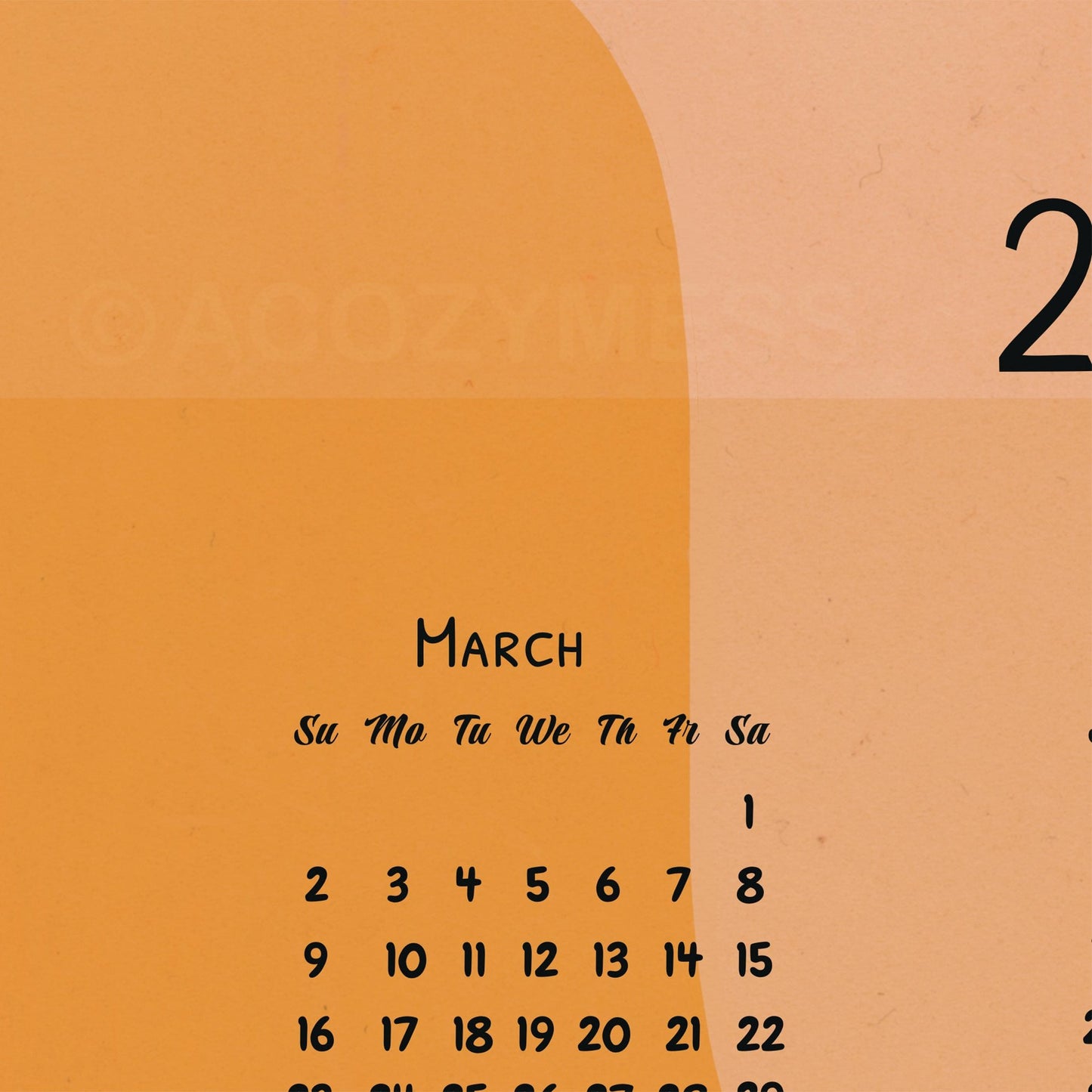 2025 calendar