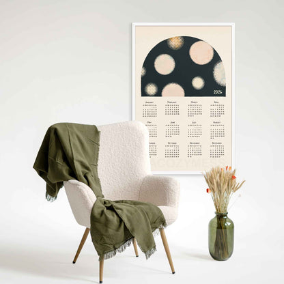  2026 Abstract Art Calendar 