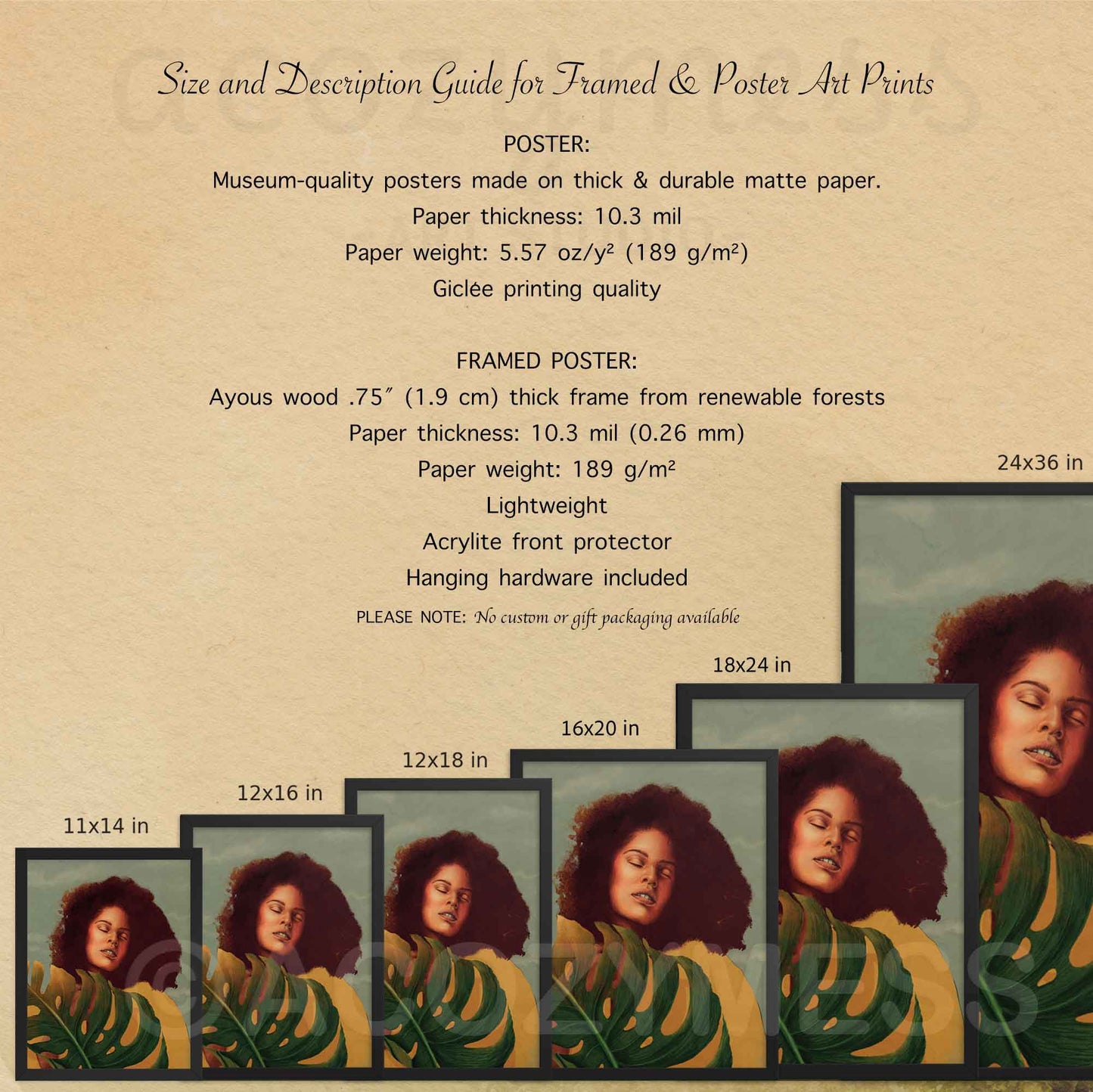 Black Woman Portrait Wall Art, Female Art Print, Modern Wall Poster