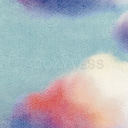 Colorful cloud poster