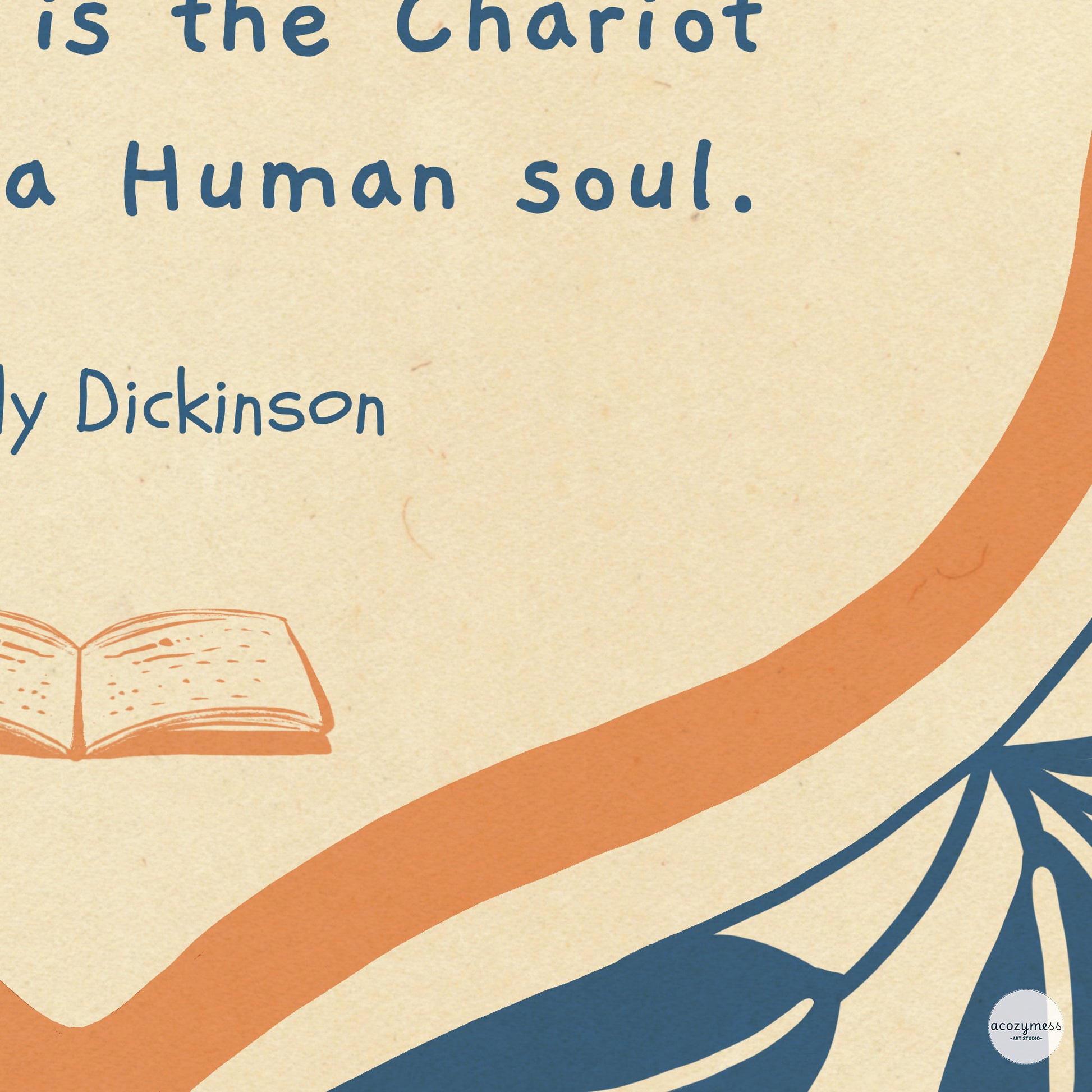 Emily Dickinson poem poster