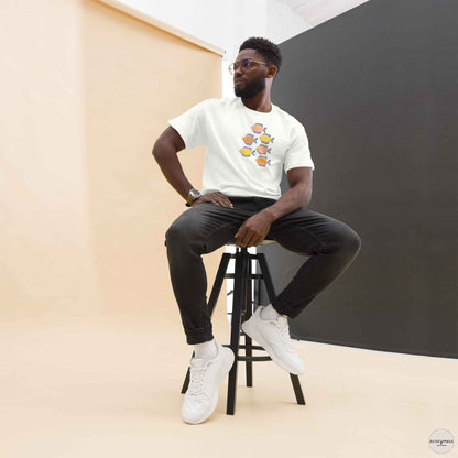 Fish Tshirt in white  color