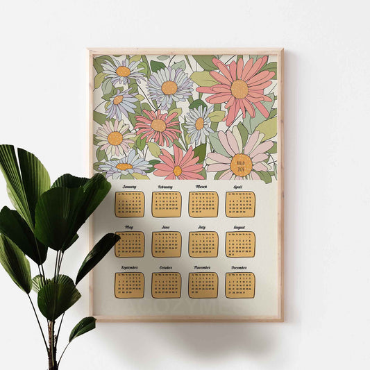 2026 calendar floral design