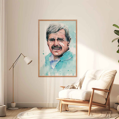 Watercolor Portrait Art Print | Expressive Portrait Watercolor Art | Art for Living Room - A Cozy Mess