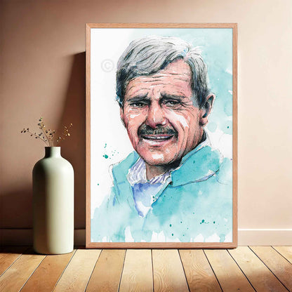 Watercolor Portrait Art Print | Expressive Portrait Watercolor Art | Art for Living Room - A Cozy Mess