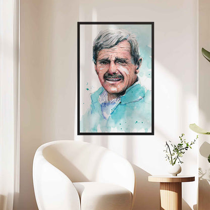 Watercolor Portrait Art Print | Expressive Portrait Watercolor Art | Art for Living Room - A Cozy Mess