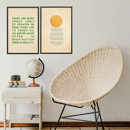 Invictus Poem By  William Ernest Henley Poster | Poem Print | Inspirational Wall Art