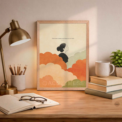 Everything is Opinion | Marcus Aurelius Stoic Art Print