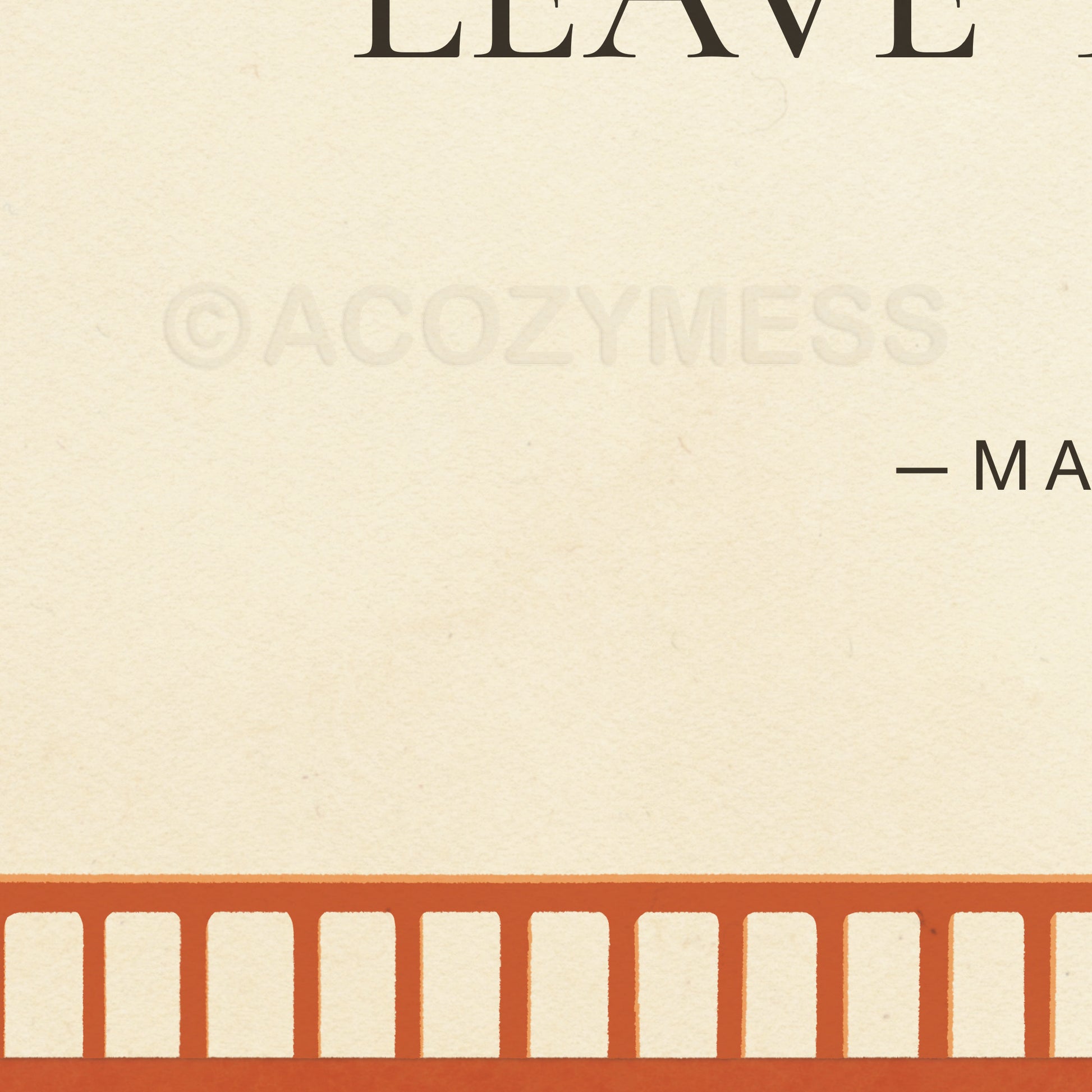 Marcus Aurelius on Opinion Stoic Quote Wall Art - A Cozy Mess