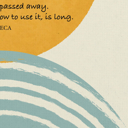 Seneca Quote, Stoic Poster, Stoicism Wall Art - A Cozy Mess