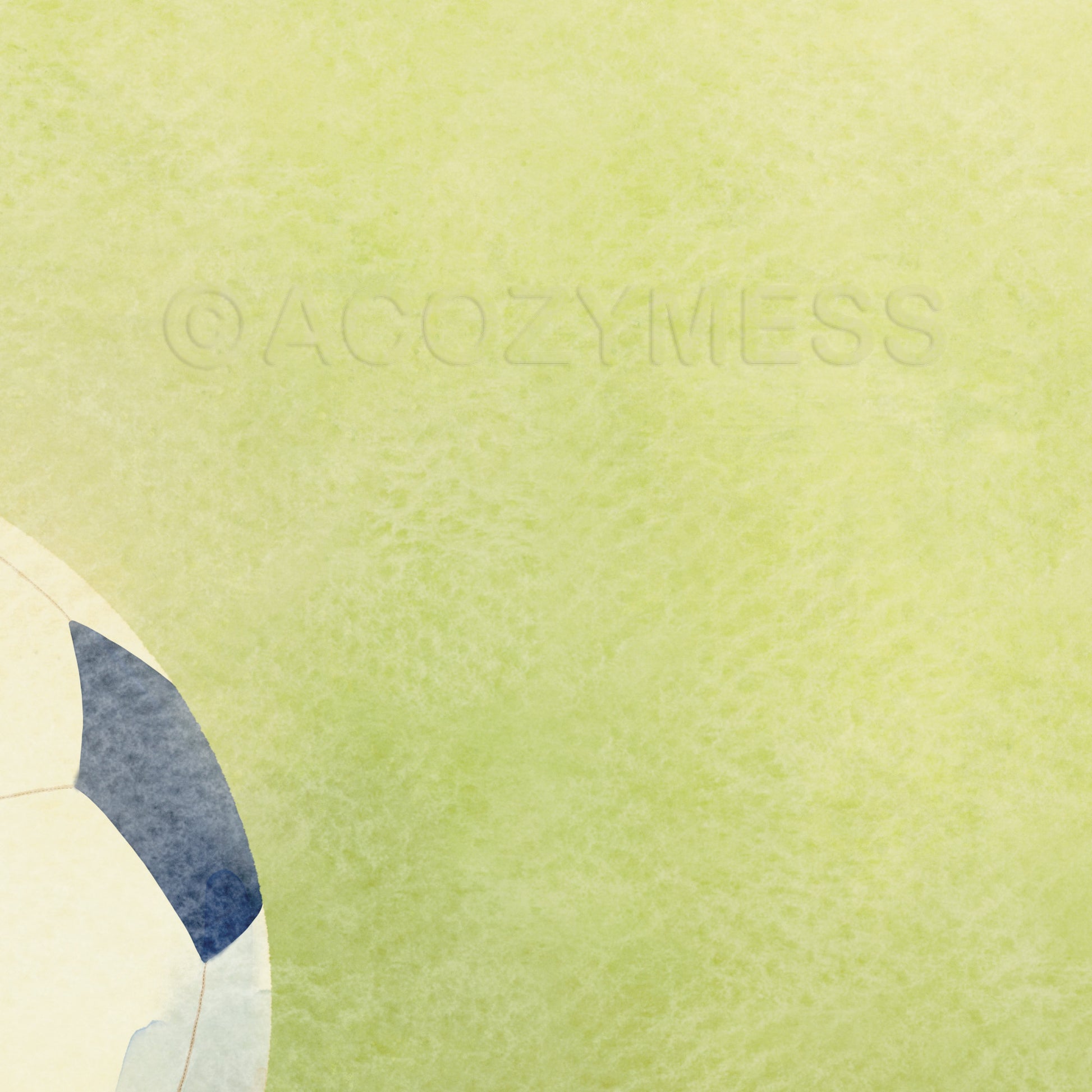 soccer ball art close up image