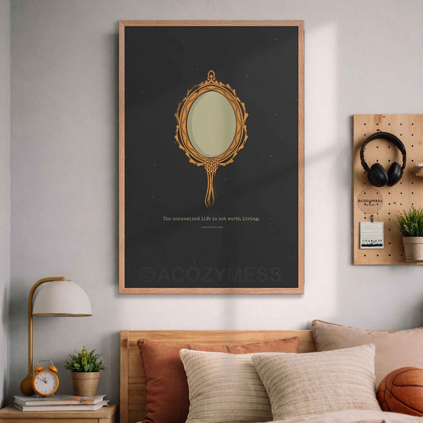 Socrates - The Unexamined Life Stoic & Philosophy Art Poster - A Cozy Mess