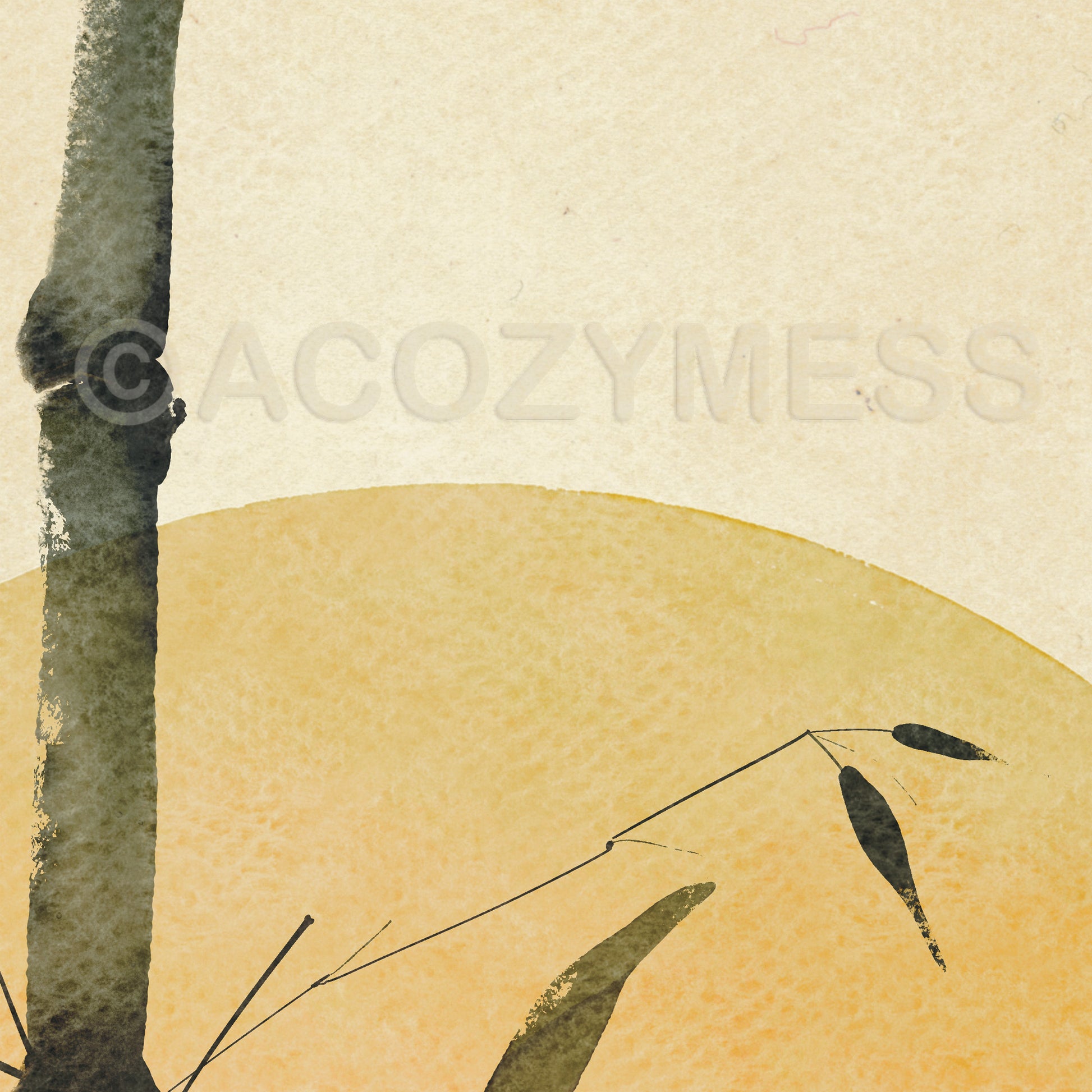 Bamboo art close up image