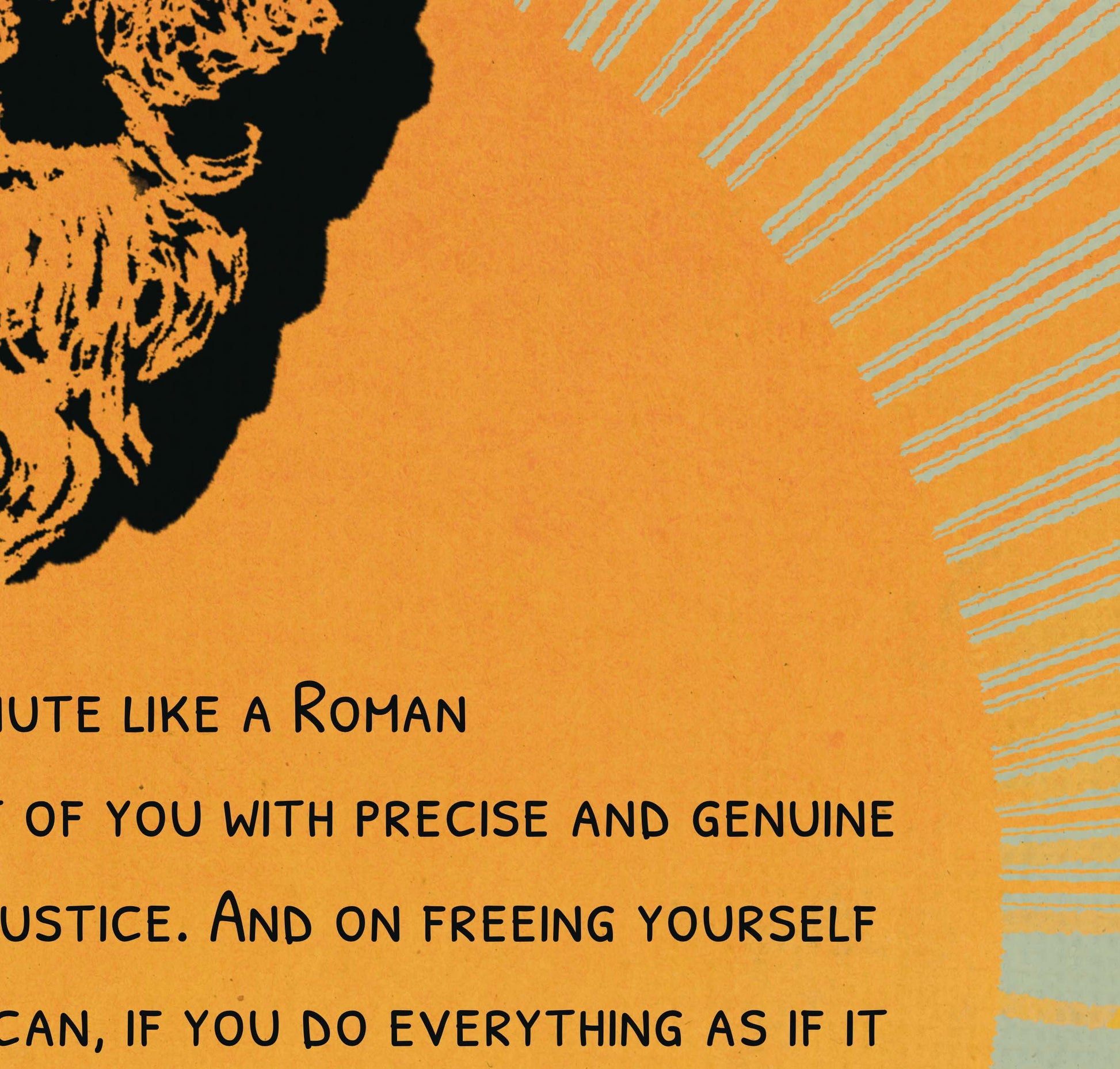 Marcus Aurelius Print, Stoic Poster, Stoicism Wall Art - A Cozy Mess
