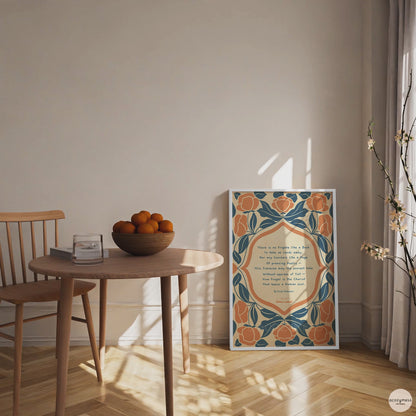 Emily Dickinson Poster | Reading Poster | Literature Prints | Library Poster | Gift for Book Lovers