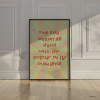 Marcus Aurelius Print, Stoic Poster, Stoic Philosophy Gift