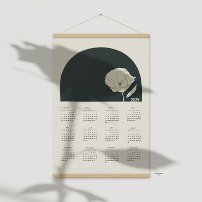 2025 Calendar, Full Year Calendar, 2025 Calendar Poster, Minimal Calendar