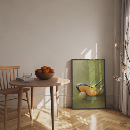 Décoration murale sur le thème du golf | Poster décoratif sportif classique pour la maison ou le bureau