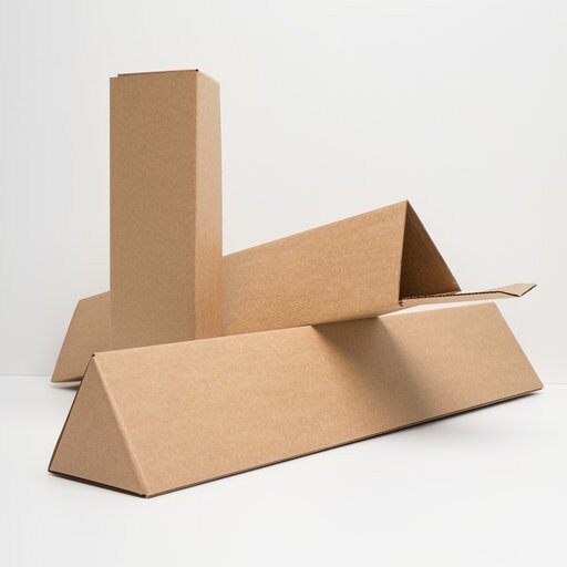 poster shipment  triangular box