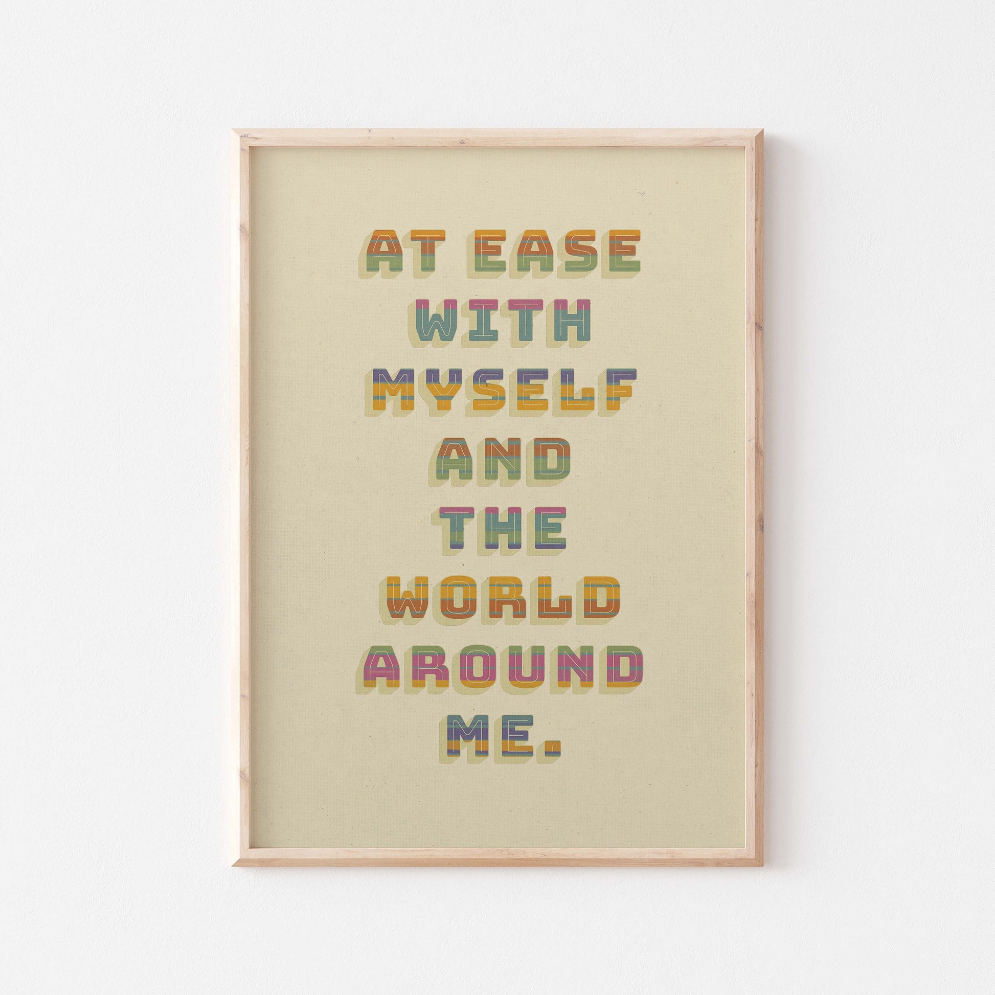 Affirmation Poster, Daily Mantra Print