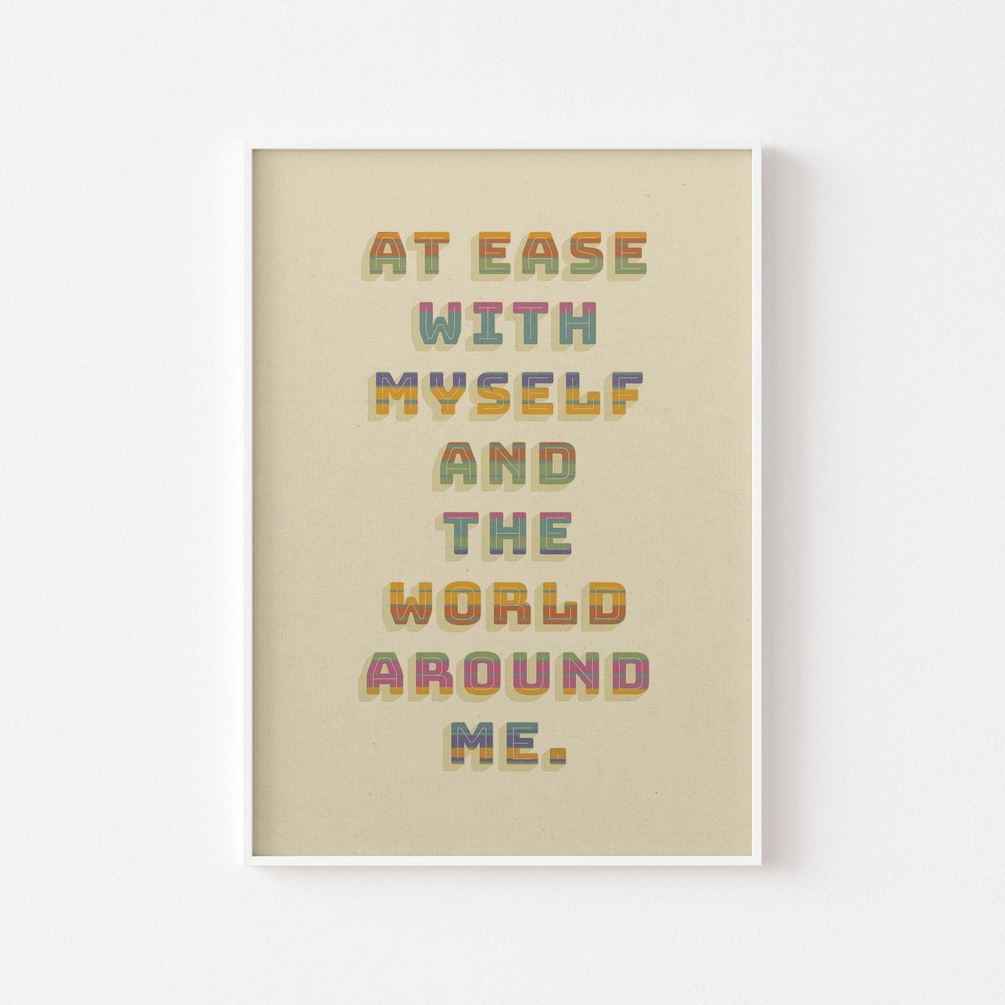 Affirmation Poster, Daily Mantra Print