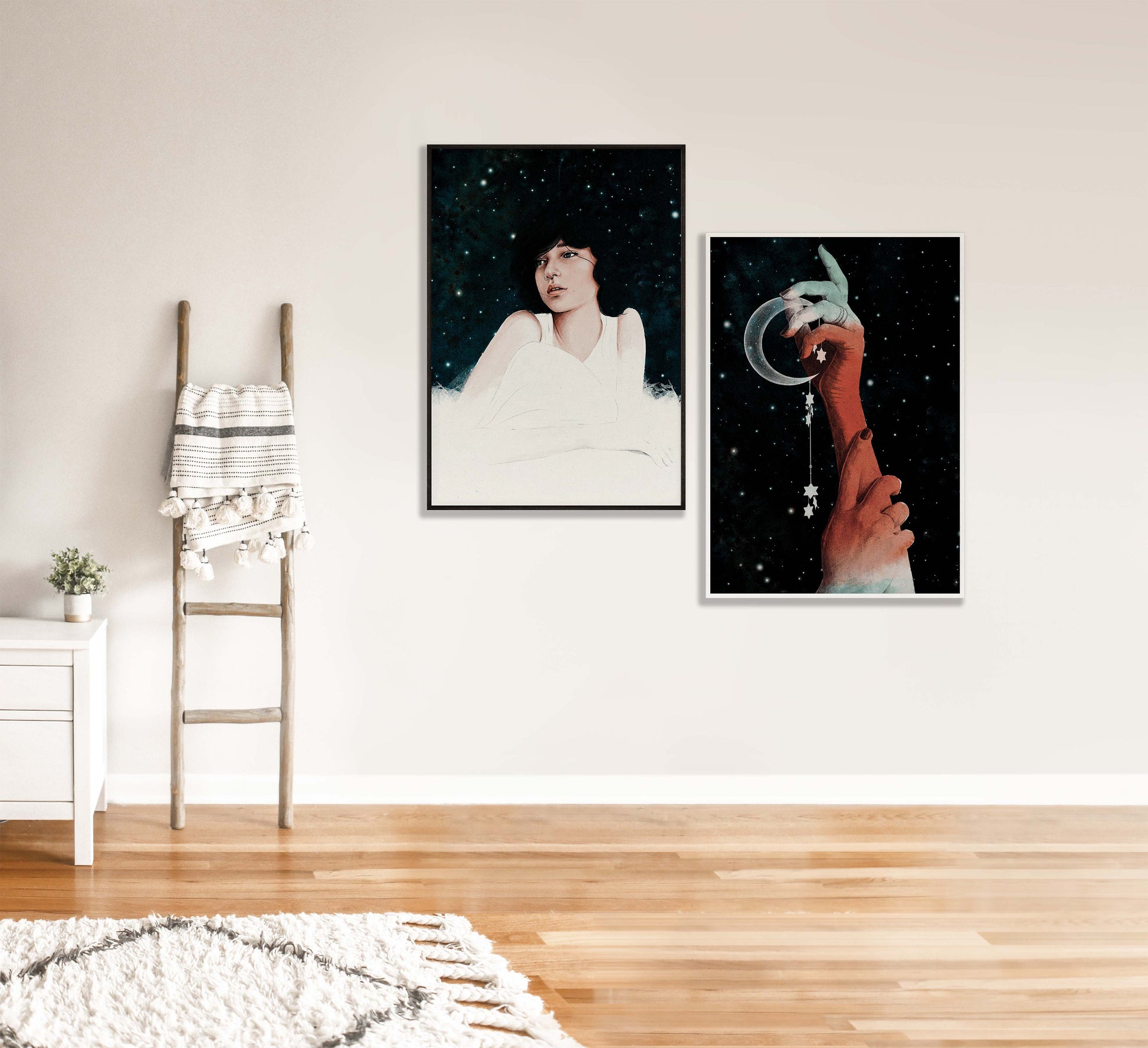 Make All Your Wishes Come True, Celestial Wall Art Poster