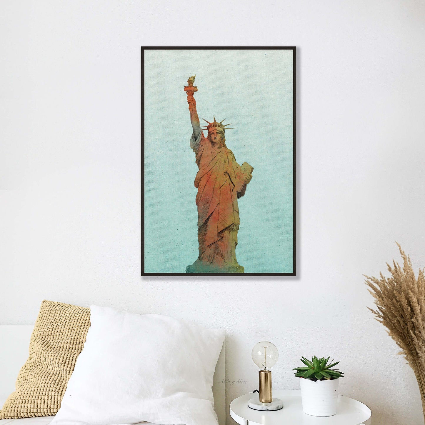 Statue Of Liberty Poster, NYC Art Print, New York Posters & Prints, Travel Art Poster
