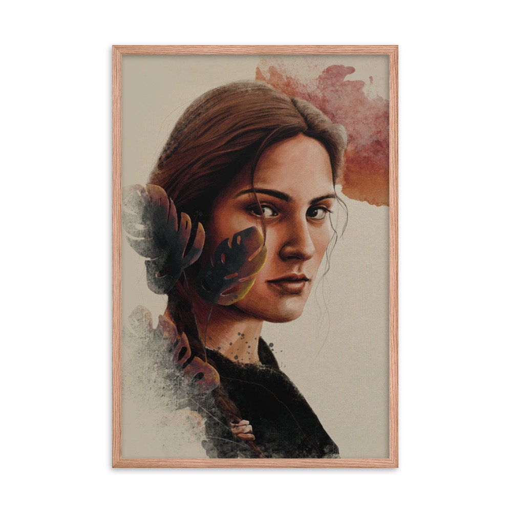 Woman Art Poster, Wall Art Poster, Poster/Framed Poster/Canvas Print